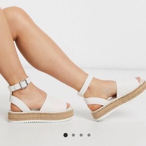 White Platform Sandal